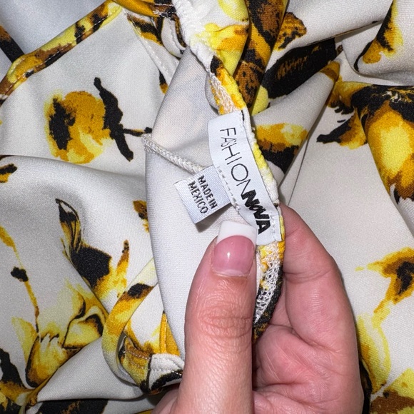 Fashion Nova Blooming Season Floral Flare Dress - Picture 3 of 8